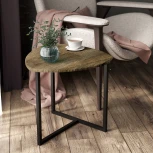 Стол журнальный BeautyStyle 11 дуб крымский состаренный/черный от фабрики Mebelik