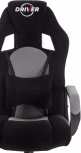 Кресло DRIVER (22) флок/ткань, черный/серый, 35/TW-12 Tetchair 19290