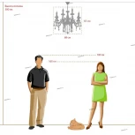 Подвесная люстра De City Аврора 371012208