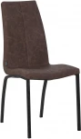 Стул обеденный MARK (черные ножки, коричневая винтажная экокожа (RU-05))