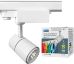 Трековый светильник Uniel ULB-T52-10W/4000K/H WHITE (LED, 220V, круглые, IP40)
