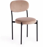 Стул REVO (mod. 7033) ткань/металл, 47х54х82 см, высота до сиденья 47 бежевый barkhat 5/черный Tetchair 15473