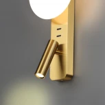 Настенный светильник для чтения со спотом Odeon Light Albergo 7050/5WL металл/металл бронза IP20 LED 1*5W (220V, выключатель)