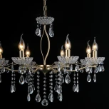 Подвесная люстра ILLUMICO IL0265-8PSQ-24 AB CASTOR (220V, на цепи, подсвечник, свеча)