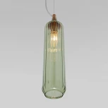 Светильник подвесной Eurosvet Siesta 50252/1 зеленый (220V, на тросе, круглые)