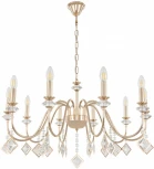 Подвесная люстра Arte Milano AM342101 342101/10 FGD (220V, подвески, на цепи, подсвечник, свеча)