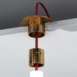 Встраиваемое крепление для круглого гибкого неона латунь Elektrostandard Full light FL 2860