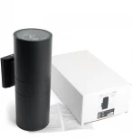 Архитектурная подсветка Feron Корфу 48355 DH0710, 2*9W, 1500Lm, 2700K, черный Бостон (LED, 220V, круглые, IP54)