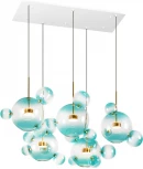 Подвесной светильник Loft It Bolle 2027-S5 Blue (LED, 220V, на проводе, шар, молекулы)