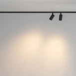 Трековый светильник магнитный 10W 48V Maytoni Focus Duo TR176-1-2X5WTW-M-B