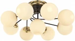 Потолочная люстра Arte Milano Neapolis-76408 276408/8+1 BK/GD (220V, шар)
