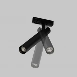 Трековый светильник однофазный Maytoni Focus T TR141-1-6W3K-M-B (LED, 220V, круглые)