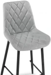 Полубарный стул Woodville Баодин К светло-серый / черный 511152