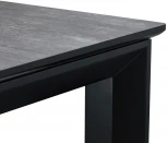 Стол обеденный DikLine DENVER Темный дуб,Черный, Черный