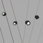 Трековый светильник низкоковольтный для ременной системы LED с голосовым управлением 48V Denkirs Belty Spot DK5640-BK (Умный дом) (умный дом - Smart Life)