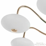 Потолочная люстра на штанге Arte Milano 273908/12 BK/GD (LED, 220V, шарики)