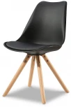 Стул PW072Y черный/бук