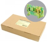 Зажим пружинный 3-х проводной проходной Stekker 49259