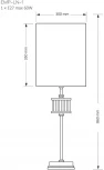 Интерьерная настольная лампа EMPOLI EMP-LN-1(N/A) Kutek