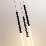 Подвесной светильник Odeon Light Monella 7149/33L черный/акрил/металл IP20 LED 32W 2200Лм 3500K 300° 220V