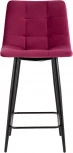 Стул полубарный Stool Group Джанго велюр винный высота сиденья 60 см УТ000036034