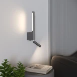 Настенный светильник светодиодный для чтения Elektrostandard Sarca 40111/LED графит a066403 (220V, выключатель, круглые)