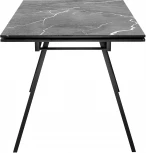 Стол DikLine DKL140 Керамика Черный мрамор/опоры черные (2 уп.) арт.00-00073001
