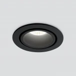 Встраиваемый точечный светильник Elektrostandard 15267/LED 7W 4200K черный/черный