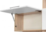 Компьютерный стол Woodville КСТ-14П правый дуб сонома / белый 285122