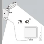 Настенный светильник уличный светодиодный на солнечных батареях с датчиком движения и освещенности Oasis Light SOLAR W6102S-PIR SL Gr