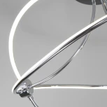 Потолочная люстра Wi-Fi Eurosvet 90246/6 хром (LED, 220V, управление смартфоном, голосовое управление, умный дом - Minimir Home)