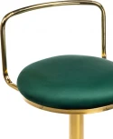 Барный стул Woodville Lusia green / gold