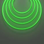 Гибкий неон 10x4 24В 9,6 Вт/м Green IP67 5м Maytoni Изгиб поперек оптической оси 432040