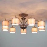 Потолочная люстра Eurosvet Adagio 60080/9 сатин-никель