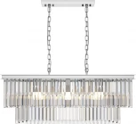 Подвесная люстра Maytoni Revero MOD085PL-08CH (220V, хрусталь, подвески, на цепи)