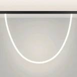 Светильник с гибким неоном магнитный MAG-ORIENT-TUBE-ELASTIC-R25-L2500-35W Day4000 (BK, 360 deg, 48V) (Arlight, IP20 Металл) 044330