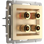 Акустическая розетка (шампань) Werkel W1185011 (a050862)