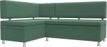 Диван кухонный угловой Стайл левый угол (Зеленый/Рогожка) Лига Диванов арт.123235L