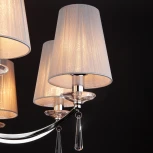 Подвесная люстра Eurosvet Valery 60079/8 хром (220V, на цепи)