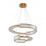 Подвесной светильник ярусный Zortes Moi ZRS.1201.02 (LED, 220V, хрусталь, пульт управления, на тросе, IP21)