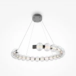 Подвесной светильник Amulet MOD555PL-L26CH4K (LED, 220V, на тросе, шарики, кольцо, бусы)