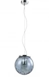 Подвесной светильник Crystal Lux Mayo SP1 D200 CHROME/BLUE (220V, на тросе, шар)
