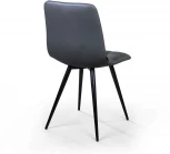 Стул UNO, экокожа серый/ чёрный конус Top Concept UNO 74743