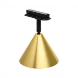 Трековый светильник однофазный Wolta WTL-GU10/08G под лампу GU10 Черный / Золотой BELLO