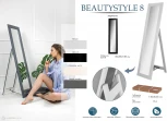 Зеркало напольное BeautyStyle 8 черный 138 см х 35 см Mebelik арт.005657