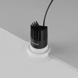 Встраиваемый светильник под гипсокартон Maytoni Dip DL119-10W-4K-TRS-W (LED, 220V, круглые)