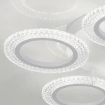 Потолочная люстра Natali Kovaltseva Simply LED LAMPS 81122/5C с пультом ДУ 80W, белый, LED