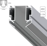 Профиль для накладного магнитного шинопровода Arte Lamp Expert-Accessories A640205