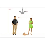 Подвесная люстра MW-Light Афродита 317010406