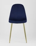 Стул Stool Group Валенсия велюр синий золотые ножки УТ000003336